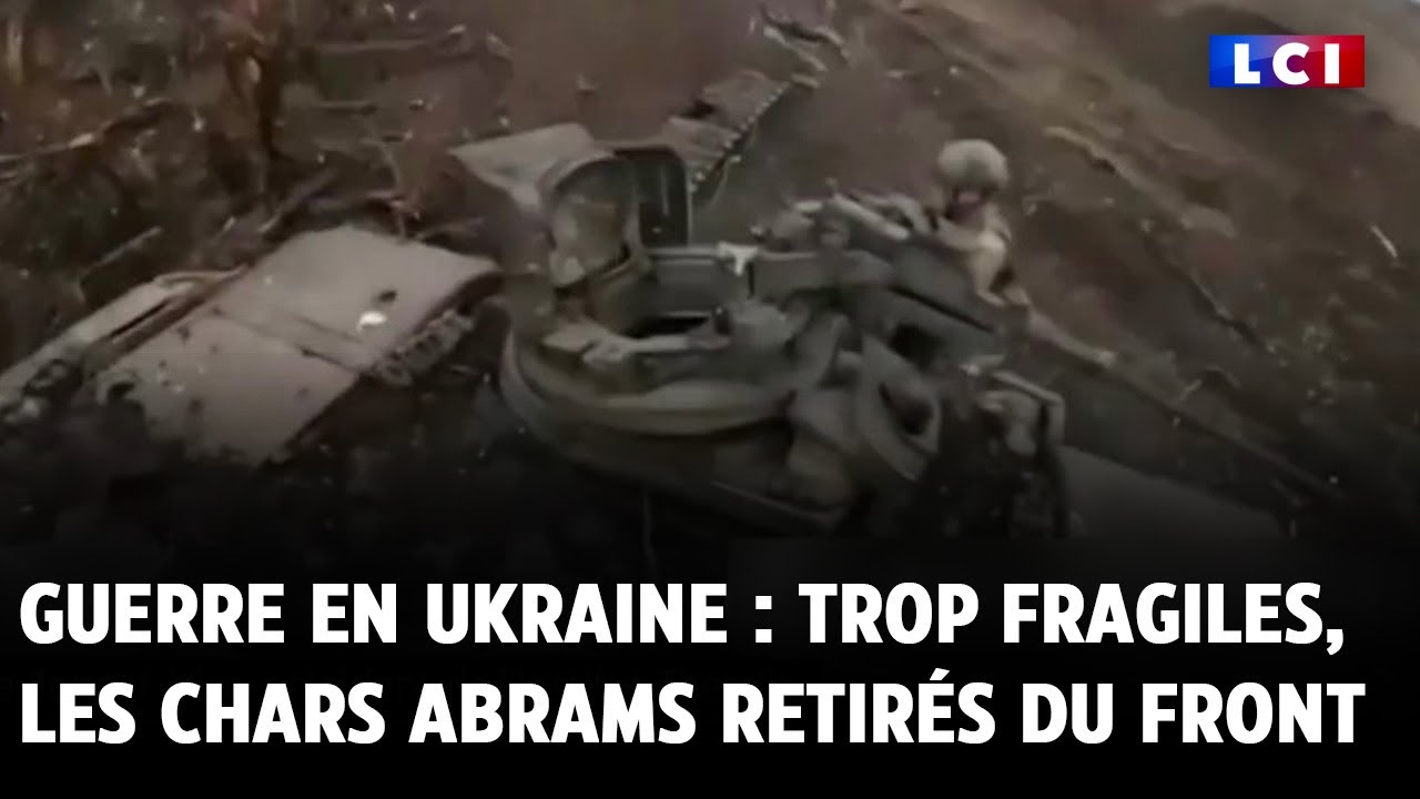 Guerre en Ukraine : trop fragiles, les chars Abrams retirés du front
