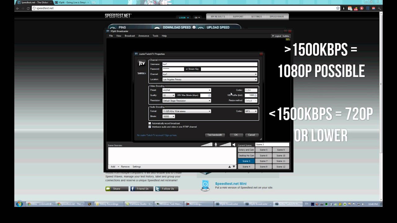 Xsplit Tutorial For Streaming How To Setup Config Insert Media