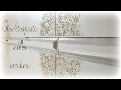 Feine Strukturpaste selber machen * DIY * Modelling Paste