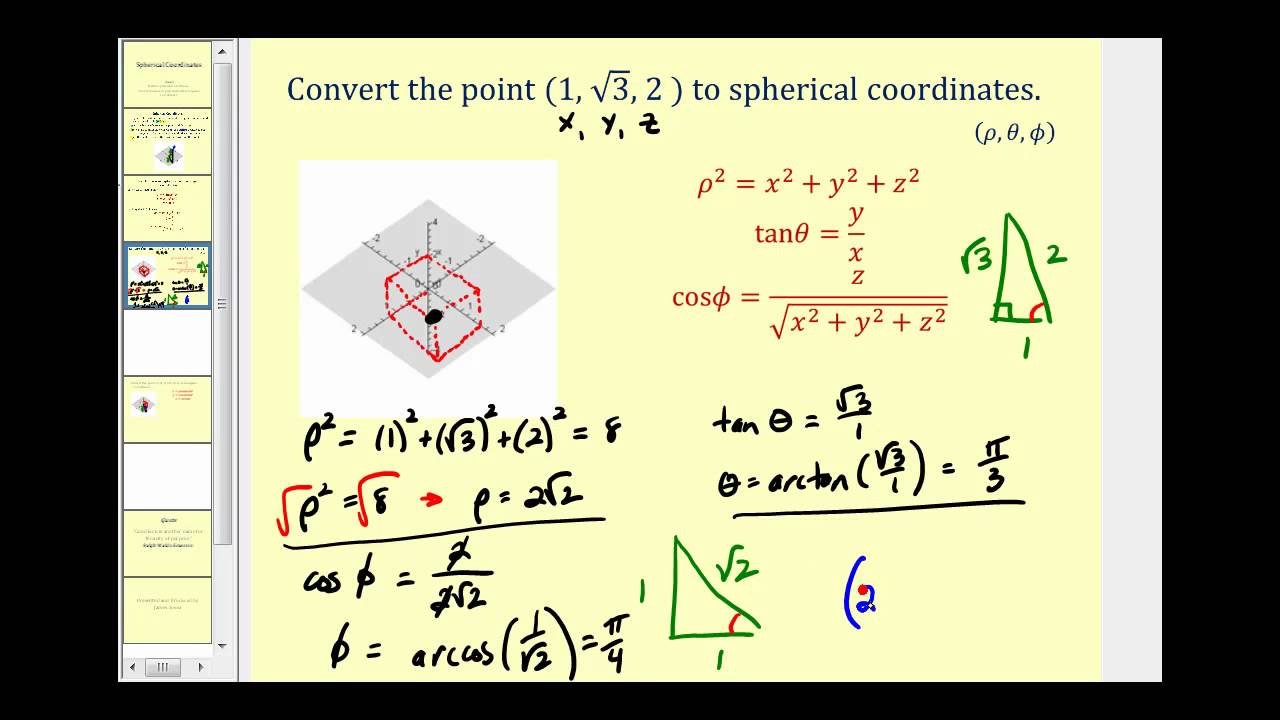 Introduction to Spherical Coordinates - YouTube