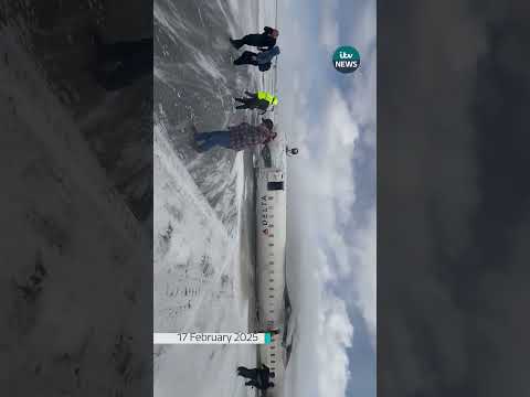At least eight injured after plane flips over at Toronto airport  #itvnews #toronto #delta