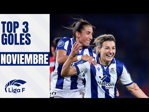 Los 3 MEJORES GOLES de NOVIEMBRE | LIGA F