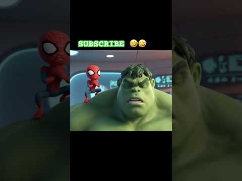 HULK KO DARAYA 🤣 #youtubeshorts #viral #avengers #hulk #spiderman #ironman #avengers #trending #ai