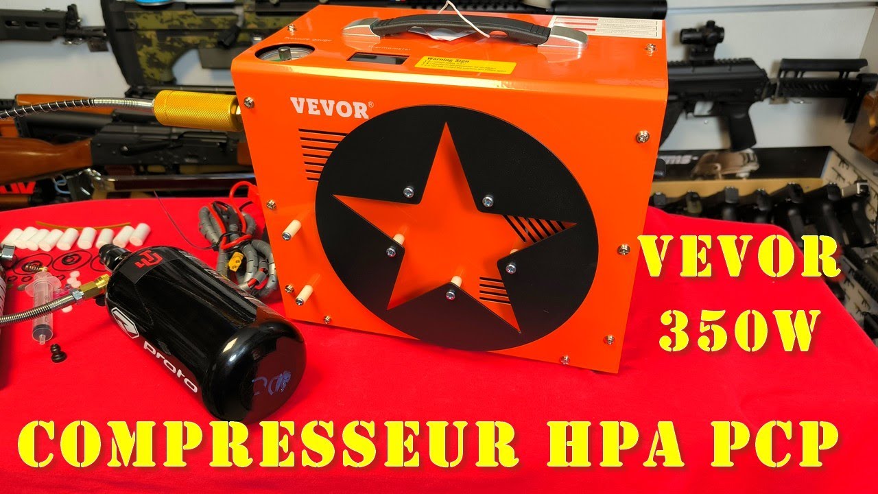 Technique - Compresseur HPA PCP Vevor 350 watts [French]