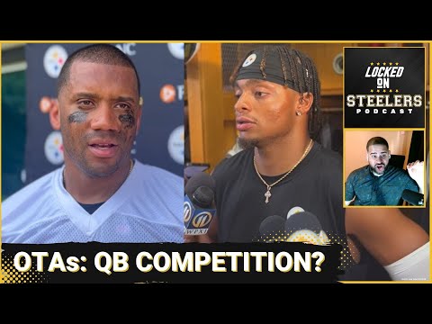 Steelers OTAs Russell Wilson Justin Fields Talk QB Competition Why