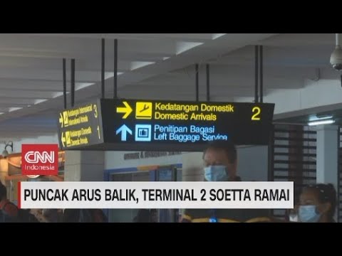 Puncak Arus Balik, Terminal 2 Soetta Ramai