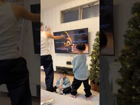 流行りのエクササイズ親子でやってみた！