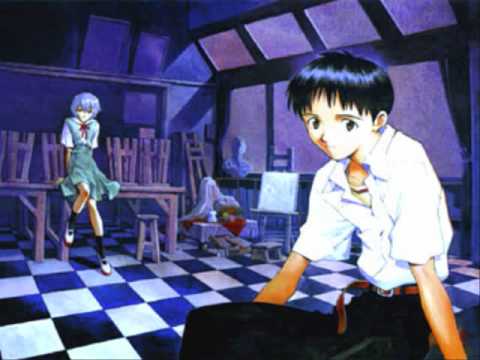 Evangelion ending theme (full theme) Fly me to the moon