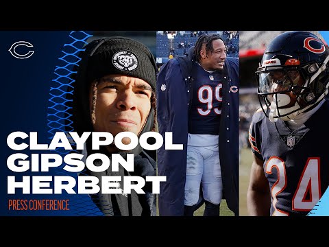 Claypool, Gipson, Herbert discuss finishing the season strong | Chicago Bears video clip