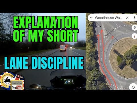 Lane discipline at roundabout explanation | clarification from the short.