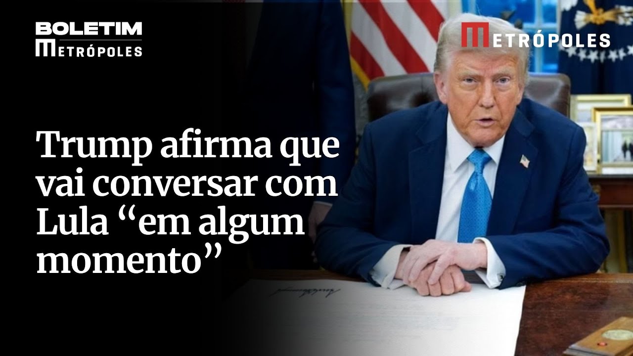 Trump afirma que vai conversar com Lula em algum momento