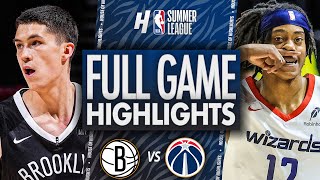 Brooklyn Nets vs Washington Wizards - FULL Game Highlights | July 13, 2025 NBA Summer League