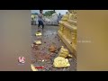 Lightning Strikes On Venkateswara Temple In Koratikaal village | V6 News  - 03:35 min - News - Video