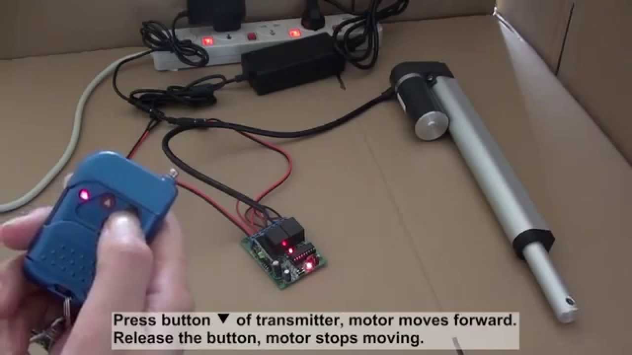 How to control linear actuator motor by ordinary 2ch rf ... switch to ac schematic wiring 