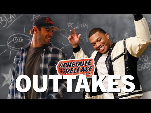 Schedule Release Outtakes 2024 | Chicago Bears video clip