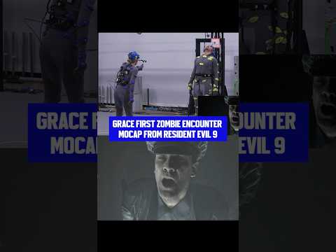 First Zombie Encounter RE9 Motion Capture