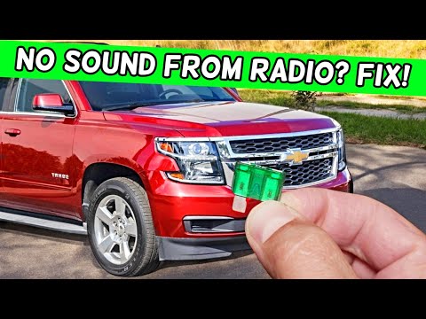 Why No Sound From Radio Speakers Chevrolet Tahoe Chevy Suburban 2014 2015 2016 2017 2018 2019