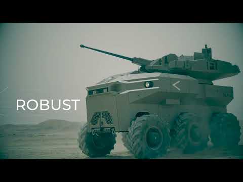 Robust- Israeli MOD & Elbit Medium Robotic Combat Vehicle (Credit: Israeli MOD)