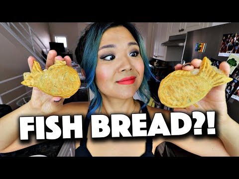 COOK WITH ME: FISH BREAD (Korean Street Food) #VEGAN