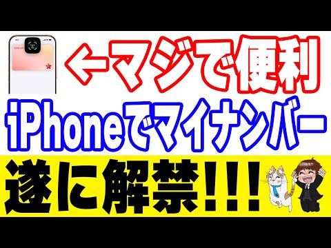 ポイ活の動画サムネイル - iPhoneにマイナンバーカードを登録する手順を世界一分かり易く実演解説！６つのことが便利になるので絶対やりましょう
