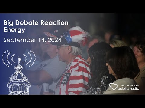 screenshot of youtube video titled Big Debate Reaction Energy | South Carolina Lede