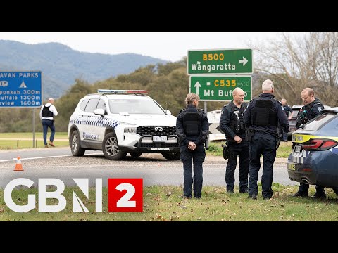 LIVE: Australian police give update on gunman who shot dead two officers in rural town