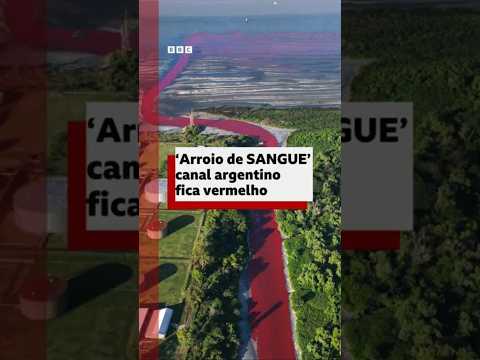 Rio amanhece vermelho na Argentina #bbcnewsbrasil #noticias