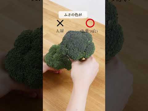 ブロッコリーの選び方どちらが正解？【ライフハック】
