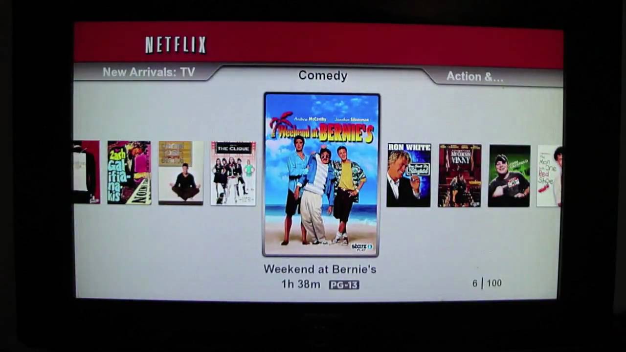 Netflix On PS3 Overview - Menus, Interface, GUI Walkthrough - YouTube