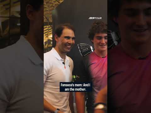 14 years later! Fonseca recreates childhood photo with Nadal 🤩