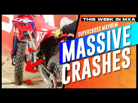 Riders fall from the sky & Chase Sexton tacos his wheel - This Week in MXA #61