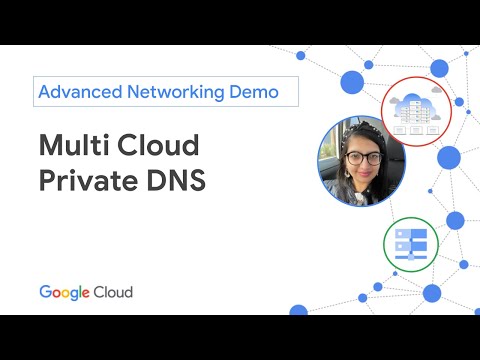 Cloud DNS demo, Multi Cloud private DNS between AWS and Google Cloud