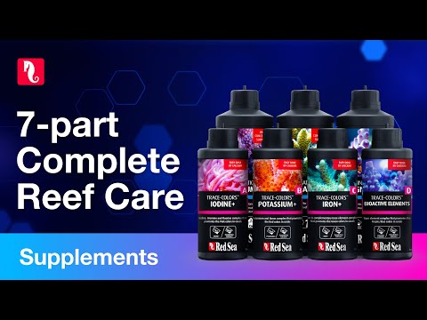 The 7-part Complete Reef Care supplement program