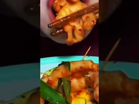 mucbang chân gà suốt thái