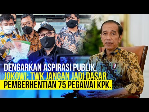 Jokowi Angkat Suara Soal Polemik Tes Wawasan Kebangsaan Pegawai KPK