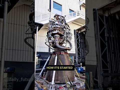 SpaceX Raptor Engine Evolution🤯 #spacex #raptorengine #technews2025 #elonmusk #spacetech #technology