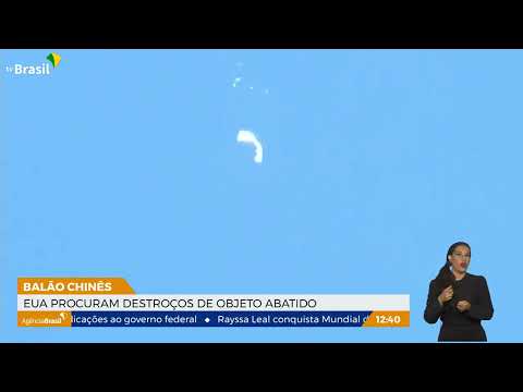 EUA procuram destroços de balão abatido