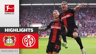 33 Matches Unbeaten! | Leverkusen — 1. FSV Mainz 05 | Highlights | MD23 – Bundesliga 23/24