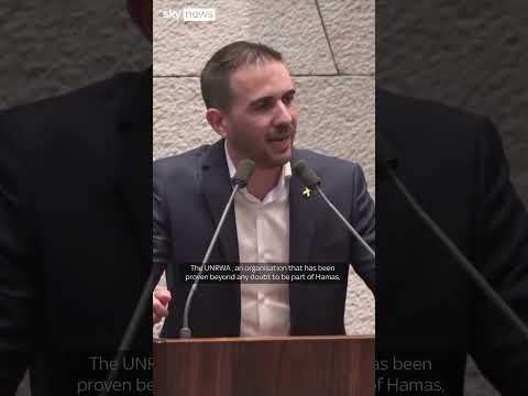 Israel votes to ban UNRWA
