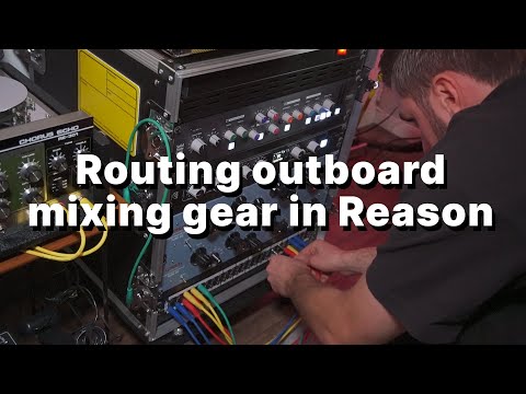 Routing outboard mixing gear in Reason