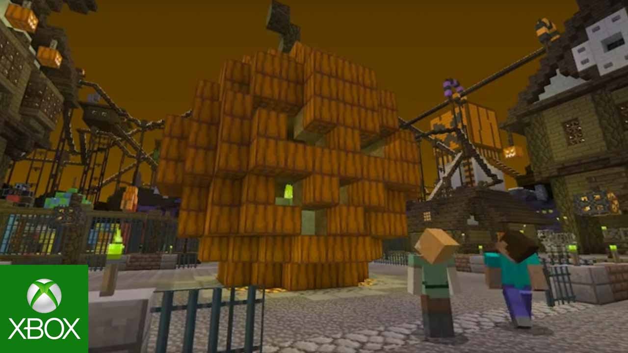 Minecraft doing the monster mash-up for Halloween