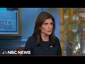 Nikki Haley speaks out about Trumps legal cases and the coming election
