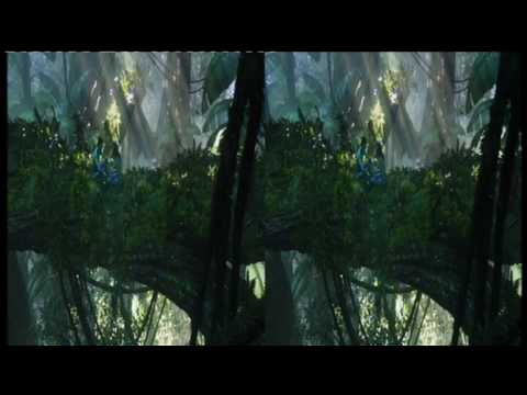 Sky 3D Avatar Movie Teaser Trailer Demo RAW HQ HD Video Format Stereoscopic Side By Side yt3d