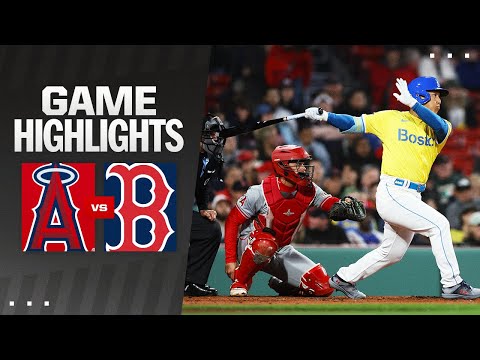 Angels vs. Red Sox Game Highlights (4/12/24) | MLB Highlights video clip
