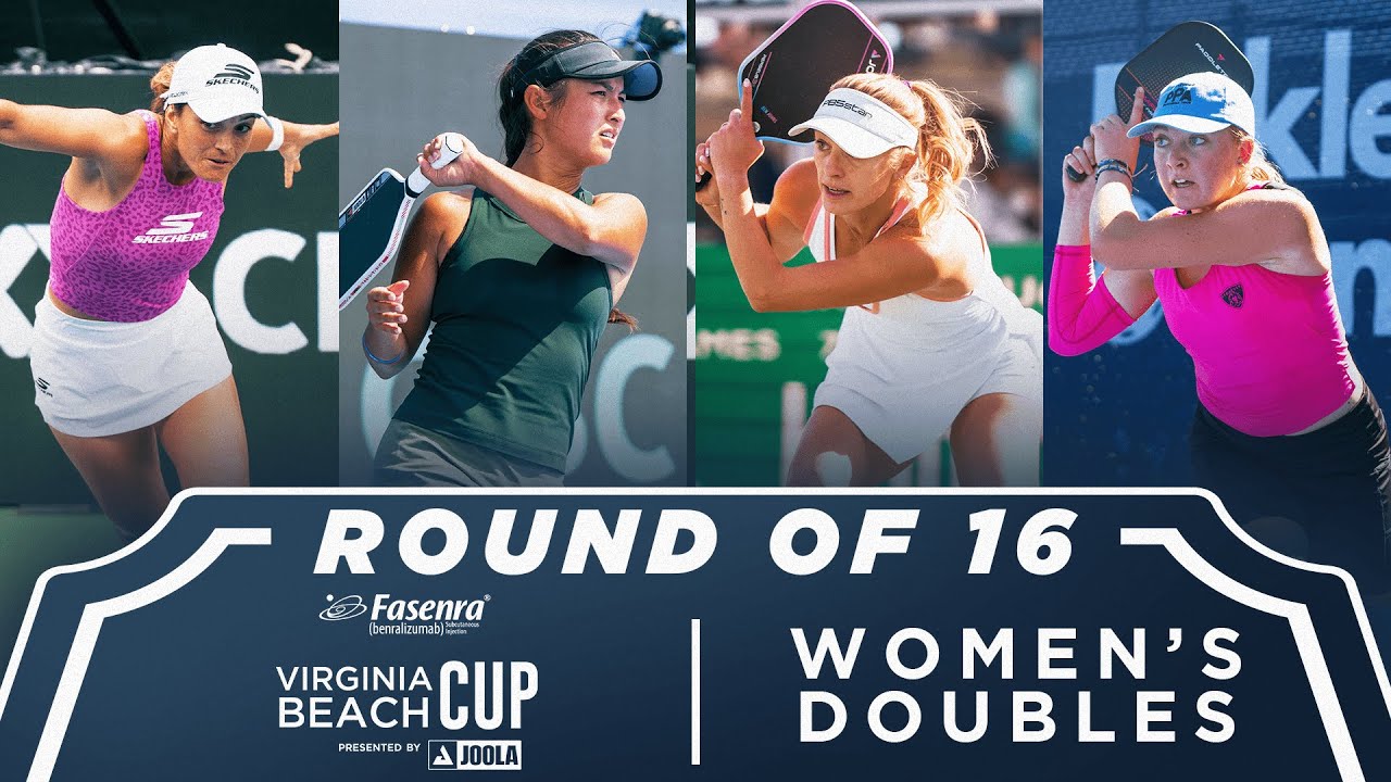 Parenteau/Newman v Jk.Kawamoto/Staksrud at the Fasenra Virginia Beach Cup presented by Joola