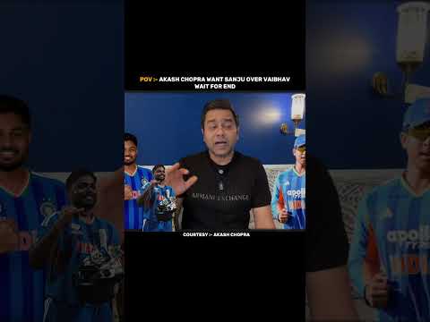 Akash Chopra Want Sanju Samson Opening in Afg vs <strong>Ind</strong> T20I Series ❤... #shorts #cricket