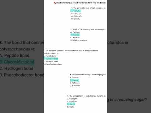 أسئلة مهمة جداً فى البايوكمسترى أولى طب بيطري المنصورة #تحفيز #طالبة_جامعة_المنصورة