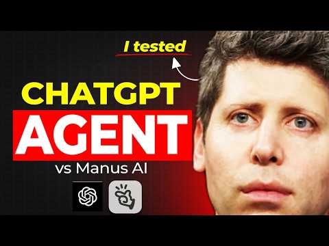 I tested ChatGPT Agent vs Manus AI!!!