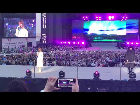 SM town live in Dubai Wendy and Chanyeul 웬디 찬열 두바이