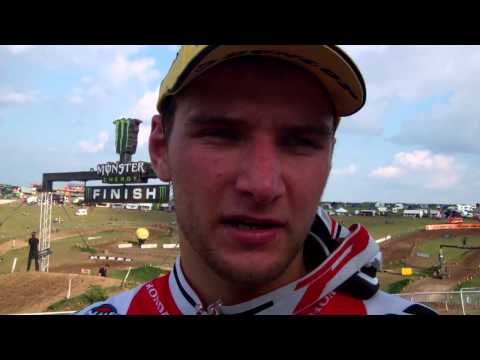 Evgeny Bobryshev discusses third consecutive podium in Matterley Basin, UK 